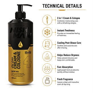 Balzam posle brijanja “04” Gold One 400 ml